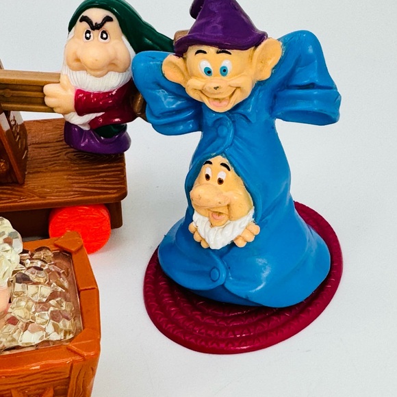 McDonald's Snow White and the Seven Dwarfs Happy Meal Toys 1992 Disney Lot Of 5 - Picture 2 of 10